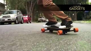 LuxuryGadgets Leiftech Snowboard  ElektroSkateboard [upl. by Eladnek]