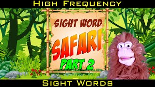 KINDERGARTEN SIGHT WORDS PART 2  10 sight words letters FL [upl. by Hewart590]