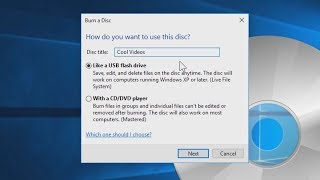 Windows 10 How to burn CDs and DVDs [upl. by Anifares27]