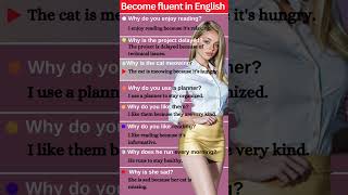 Become Fluent in English  Daily Use👂English conversation practice  shortlenglishenglishesl [upl. by Brynne867]