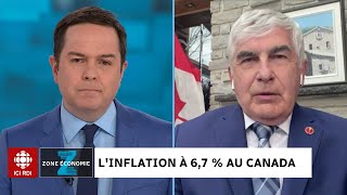 Zone économie  Inflation record et hausse de taux directeur [upl. by Mack]