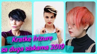 Top 20 ⭐ moderne kratke frizure sa duga siskama 2019 [upl. by Jezabelle]