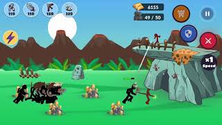 Stickman History BattleStone Age Level 5 [upl. by Flinn]