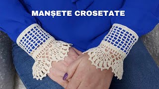 Mansete crosetate [upl. by Ettelohcin]