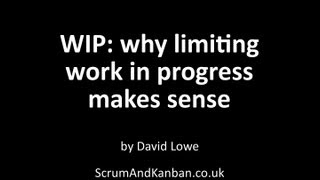 WIP why limiting work in progress makes sense Kanban [upl. by Sheffy722]