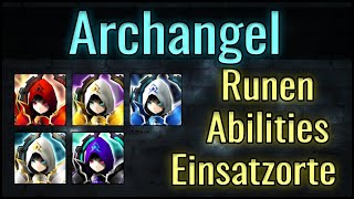 SUMMONERS WAR Archangel im Überblick Runen Abilities Einsatzorte uvm [upl. by Acinomed978]