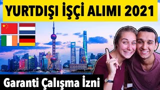 EN Hızlı ve Kolay ÇALIŞMA İZNİ Veren 5 Ülke 2021 [upl. by Zuzana]