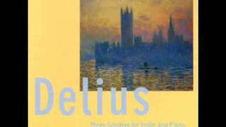 14 Delius  Sonata No 1 for Violin and Piano  2nd Mvt With vigor and animation [upl. by Rehsa]