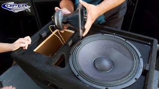 JBL jrx215 cambio de driver [upl. by Loriner]