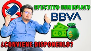 EFECTIVO INMEDIATO de BBVA  Descubre Cómo Acceder a Dinero en Efectivo a de tu TARJETA DE CRÉDITO [upl. by Nohsyar]