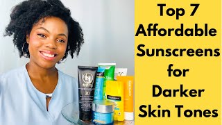 Top 7 Affordable Sunscreens for Darker SkintonesNON ASHYNO WHITE CASTDoctor Recommended [upl. by Laurinda888]