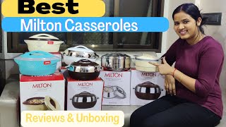 Best Milton Casseroles Unboxing amp Reviews  Latest Design Hot Pot  Top 5 Milton Insulated Casserole [upl. by Revilo522]