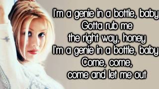 Christina Aguilera  Genie In A Bottle Lyrics HD [upl. by Disharoon]