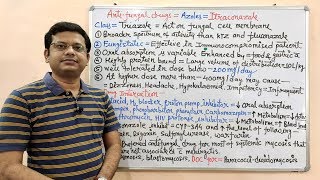 Antifungal Drugs Part07 Itraconazole amp Other Topical Azoles Mechanism of Action  Antifungal Drug [upl. by Anahtor471]