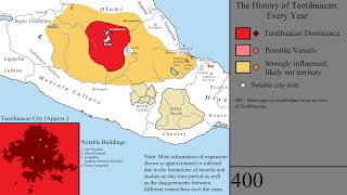 The History of Teotihuacan Every Year [upl. by Roumell308]