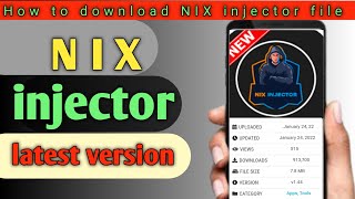 NiX Injector apk latest version for android download nix injector free [upl. by Spiegleman]