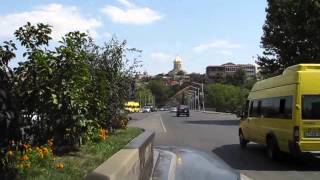 Baratashvili Street Tbilisi Georgia ბარათაშვილის ქუჩა [upl. by Wilen]