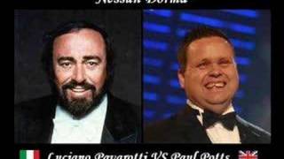 Paul Potts amp Pavarotti  Nessun Dorma [upl. by Iadrahs]