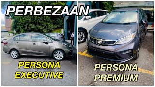 PERBEZAAN PERSONA PREMIUM DAN EXECUTIVE  PROTON PERSONA MC2 [upl. by Erleena107]