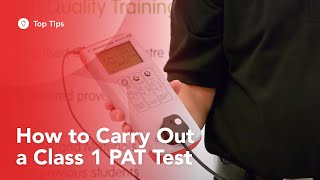 How to Carry Out a Class 1 PAT Test [upl. by Leahcimnoj]