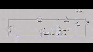 Boost Converter Simulation Using LTSpice [upl. by Aielam]