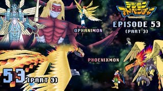 Digimon Adventure PSP  Walkthrough Episode 53  Part 3  Ophanimon and Phoenixmon [upl. by Ancel]