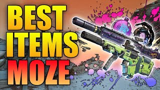 Borderlands 3  Best Items for Moze  Must Have Gear for the Gunner [upl. by Erde]