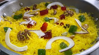 Zarda Recipe  zarda banane ka tarika By Yasmin’s Cooking [upl. by Seditsira]