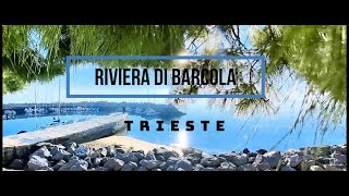 Riviera di Barcola  Trieste beach  Italy [upl. by Ylesara]