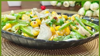 Creamy Cucumber Corn Salad  Salad Recipes  Diet Salad Recipe  Weight Loss Salad Recipe Veg Salad [upl. by Assiralc78]