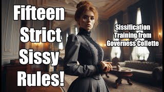 15 Sissy Rules from Governess Collette  ASMR FLR CD TG M2F [upl. by Elamrej]