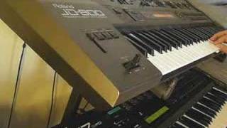 Roland JD800  Korg Wavestation quotDeep Spacequot [upl. by Allerym]