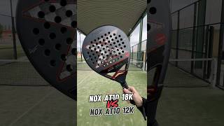 NOX AT10 18K VS AT10 12K  padel shorts fyp [upl. by Jewel673]