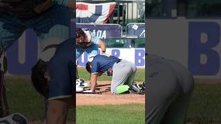 Guy gets hit by 90MPH fastball [upl. by Ibbison]