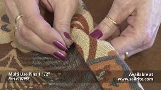 Sewing Panel Drapes with Tiebacks [upl. by Netsrak]