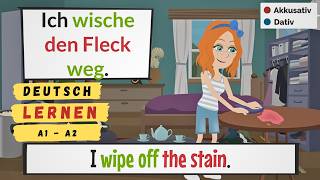 Deutsch Lernen  german in daily life  Deutsch A1A2  learn german  german for beginners [upl. by Roswald281]