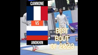 Cannone Takes On The Only Russian Fencer In The Competition [upl. by Aleksandr]