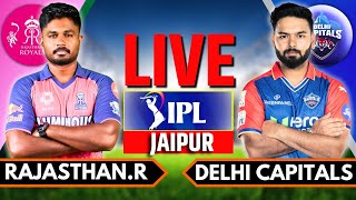 IPL 2024 Live RR vs DC Live Match  IPL Live Score amp Commentary  Rajasthan vs Delhi Live Inning 2 [upl. by Kaye]