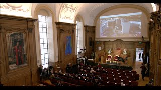 Pope Francis meets bishops priests and other pastoral workers in the Basilica of Koekelberg [upl. by Ainafetse]