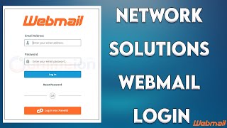 How to Log in to Network Solution Webmail [upl. by Onej]