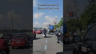 Commonwealth to Quezon City Circle road traffic travelPhilippines [upl. by Lamori]