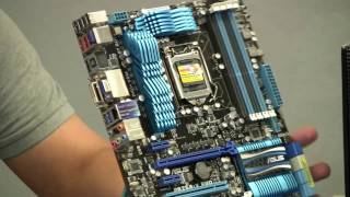 ASUS P8Z68 Motherboard Handson Review [upl. by Mik262]