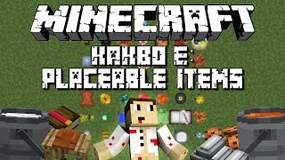 quotMinecraft  Какво е Placeable Itemsquot [upl. by Ahsimed]