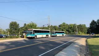 Various PRTC Routes  Woodbridge Transit Center Woodbridge VA [upl. by Ayotol]