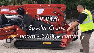 Herc Rentals URW376 Spyder Crane [upl. by Gizela]