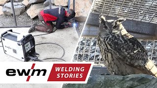 EWM WELDING STORIES Eulenvoliere mit Picomig 355 geschweißt [upl. by Ssenav]