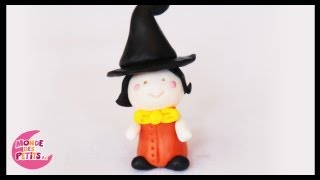 Pâte à modeler  La sorcière dHalloween [upl. by Ashling]