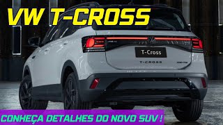 TCROSS 2025  LANÃ‡ADO OFICIALMENTE NO BRASIL CONHEÃ‡A MAIS DETALHES PREÃ‡OS E VERSÃ•ES DO VOLKSWAGEN [upl. by Barri]