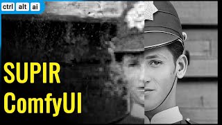 ComfyUI ScalingUP Image Restoration SUPIR Workflow Tutorial [upl. by Yesnik]