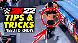 WWE 2K22 Tips And Tricks  Part 1 [upl. by Eulalie866]